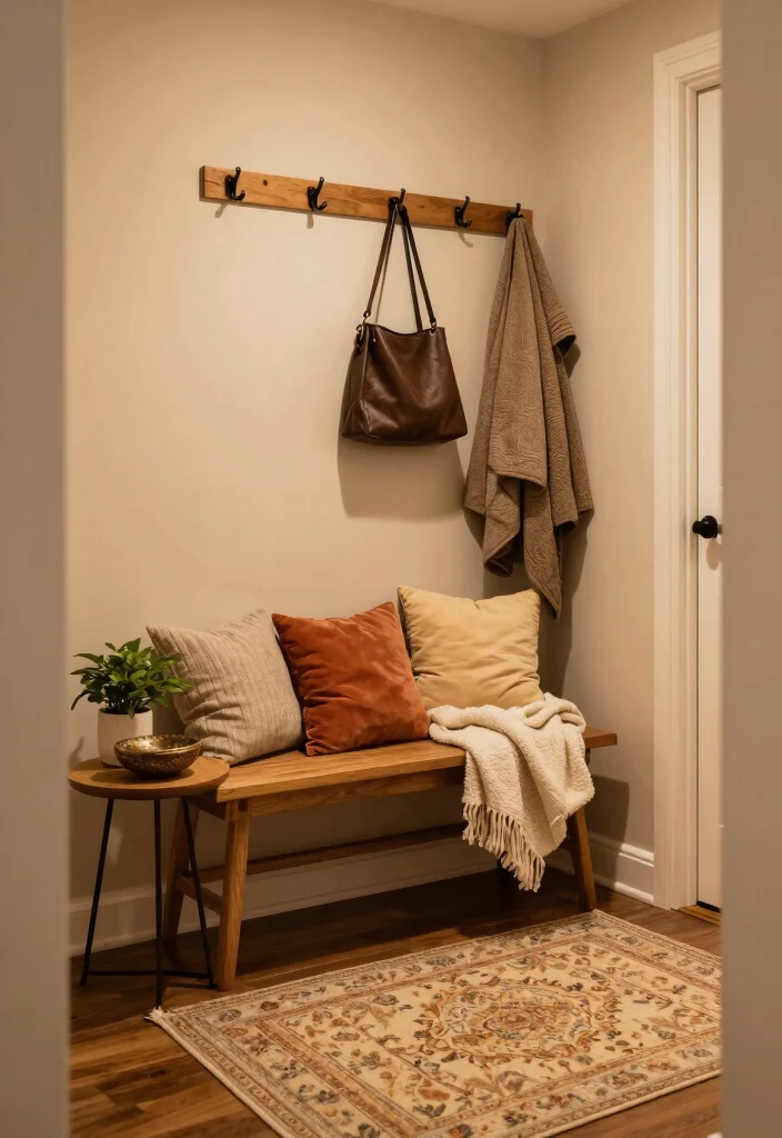 14 Home Foyer Ideas Entryway That Feel Polished and Inviting 2 14 Home Foyer Ideas Entryway That Feel Polished and Inviting 2. Cozy Nooks with Seating 0