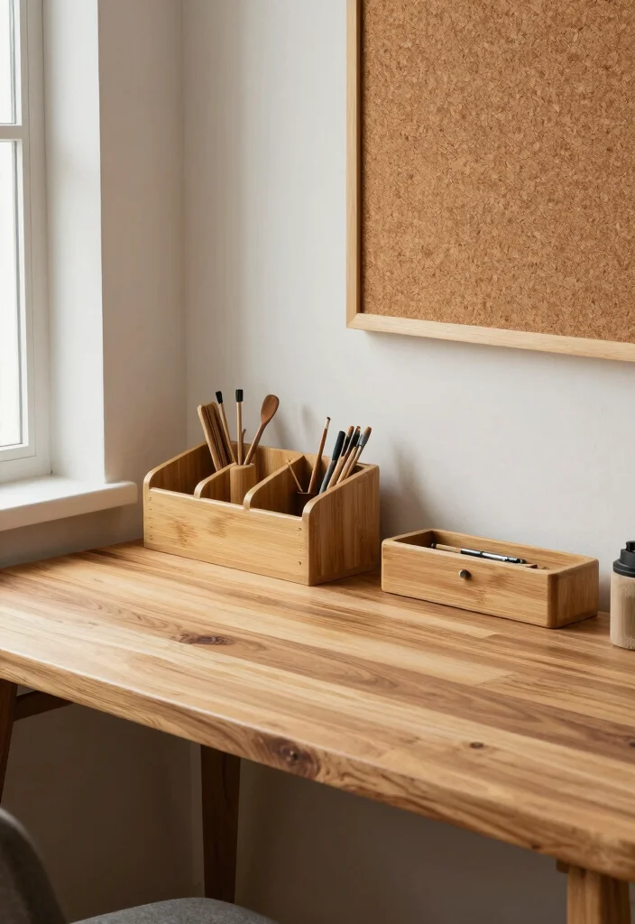 14 Home Office Decorating Ideas for a Finished Look 3. Use Eco Friendly Materials 0