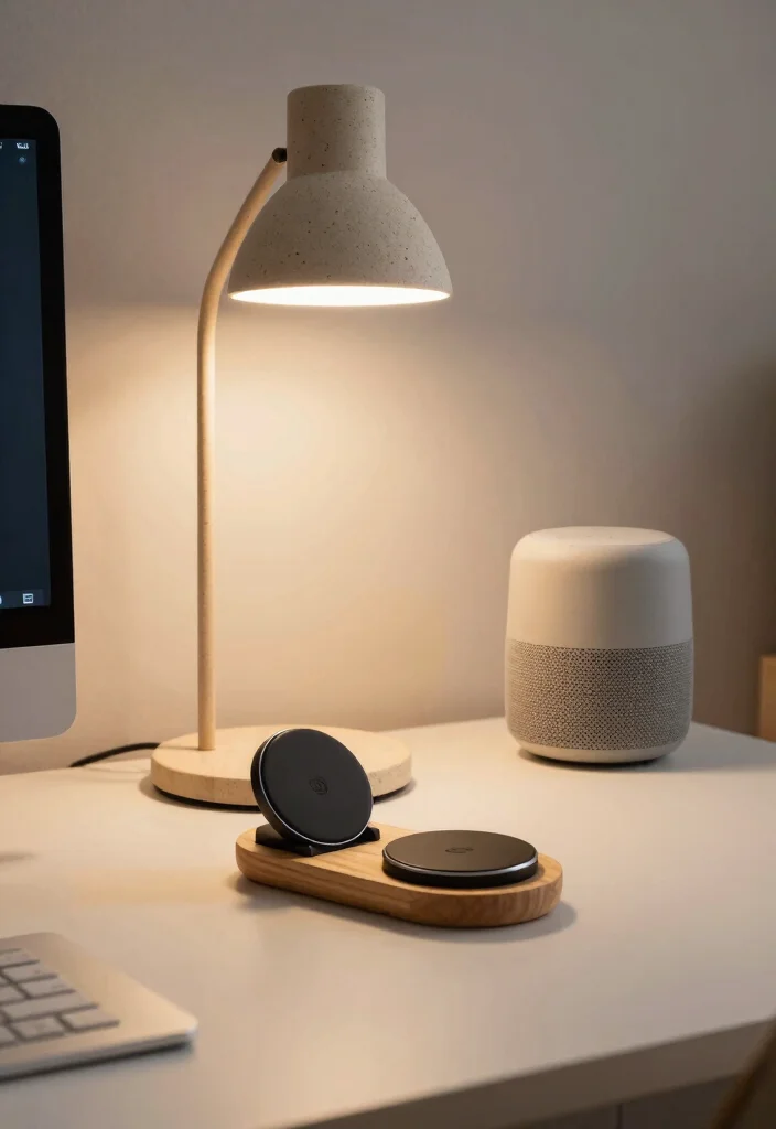 14 Home Office Decorating Ideas for a Finished Look 5. Integrate Smart Technology 0