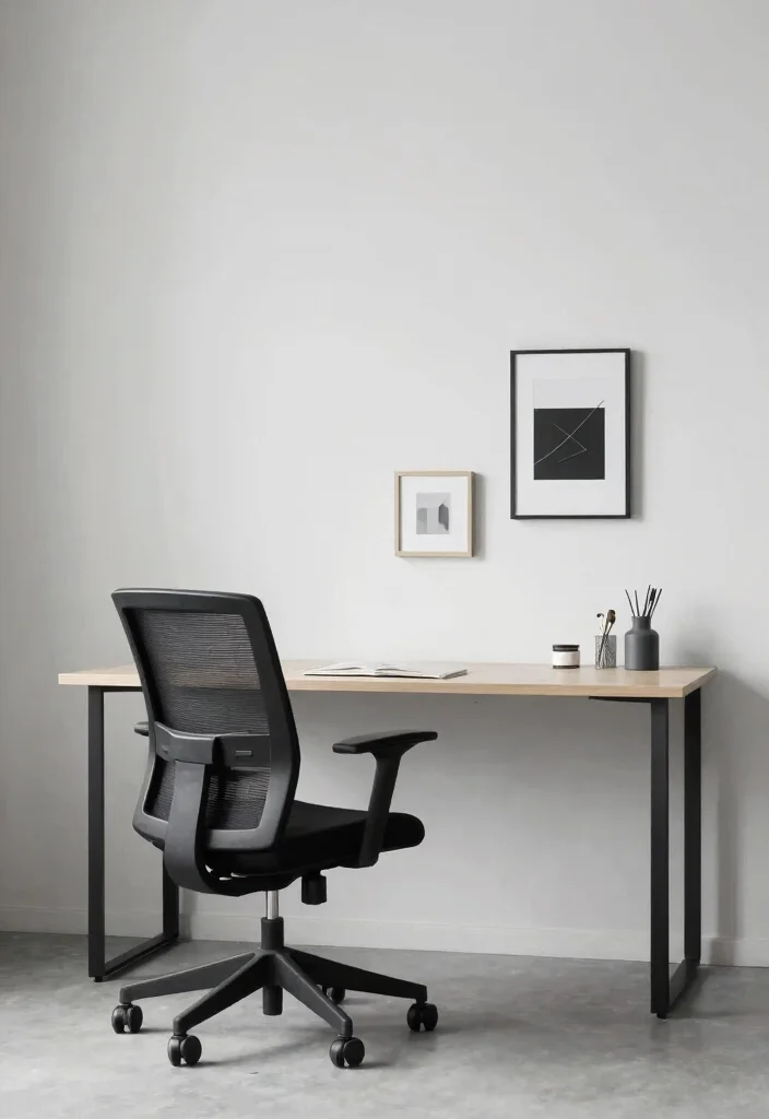 14 Home Office in Bedroom Ideas That Feel Separate 62 14 Home Office in Bedroom Ideas That Feel Separate 12. Minimalist Approach 0