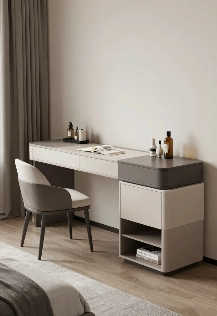 14 Home Office in Bedroom Ideas That Feel Separate 13 14 Home Office in Bedroom Ideas That Feel Separate 3. Multifunctional Furniture 0