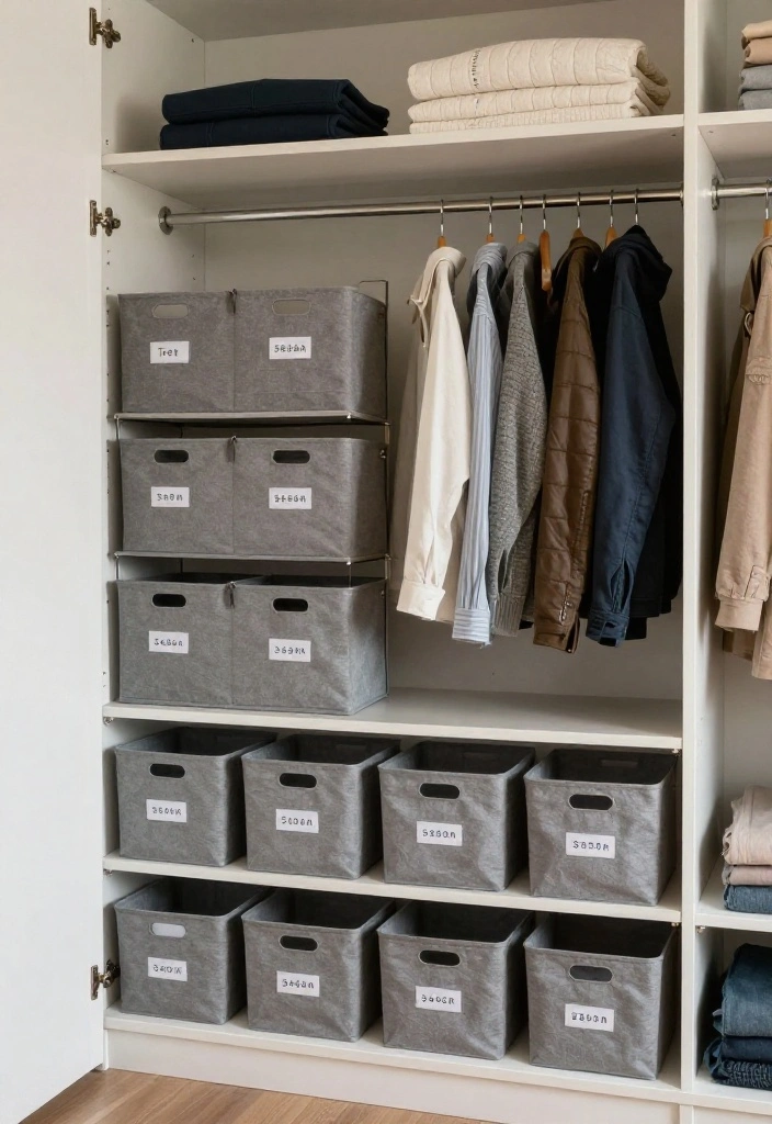 14 Ideas Para Closet Pequeños for Small Rooms That Feel Organized 62 14 Ideas Para Closet Pequeos for Small Rooms That Feel Organized 12. Create a Seasonal Rotation System 0