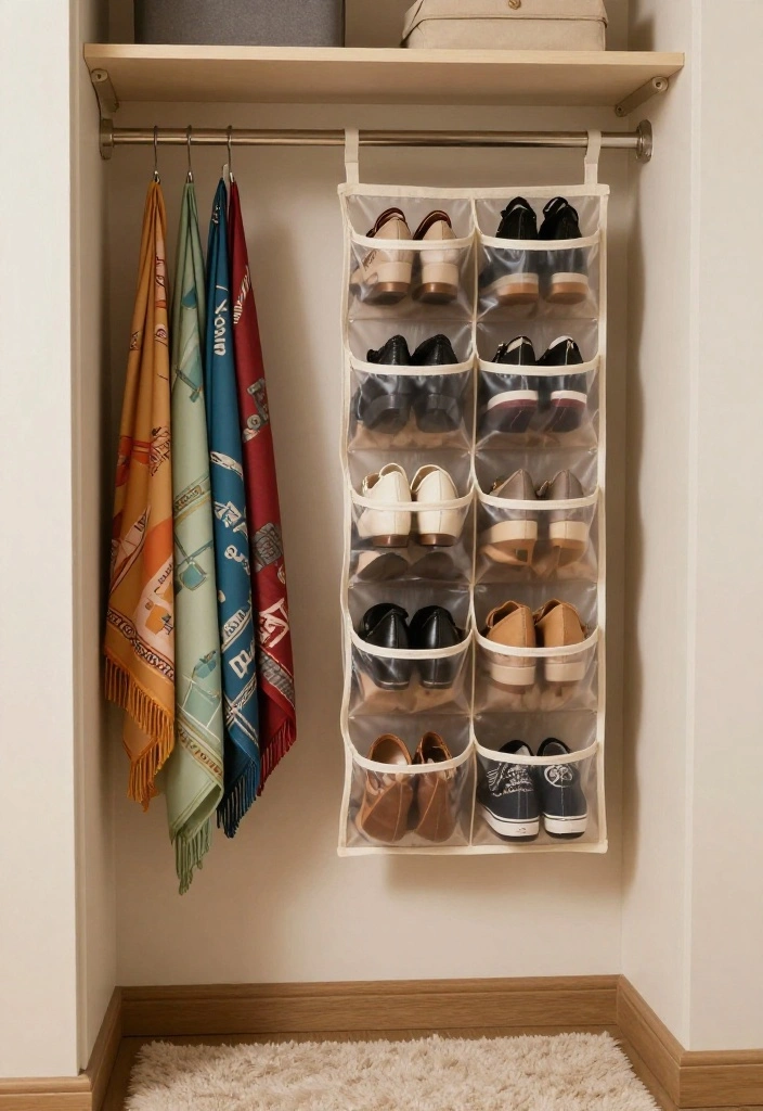14 Ideas Para Closet Pequeños for Small Rooms That Feel Organized 2 14 Ideas Para Closet Pequeos for Small Rooms That Feel Organized 2. Implement Hanging Organizers 0