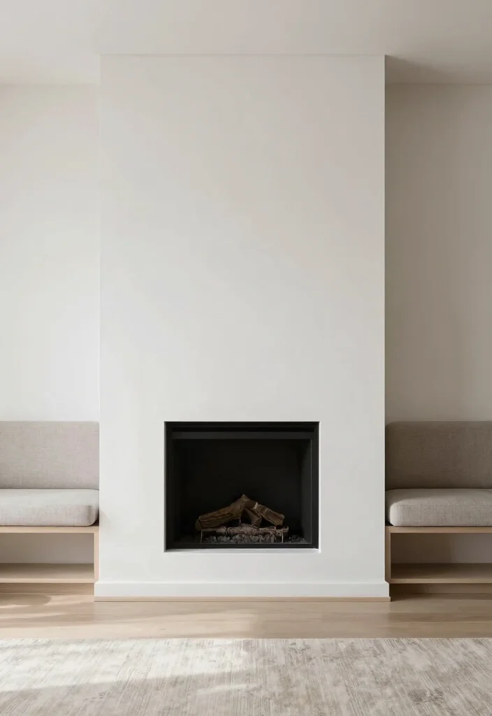 14 Inglenook Fireplace Ideas with Built In Cozy Seating 37 14 Inglenook Fireplace Ideas with Built In Cozy Seating 7. Minimalist Elegance with Built in Benches 0