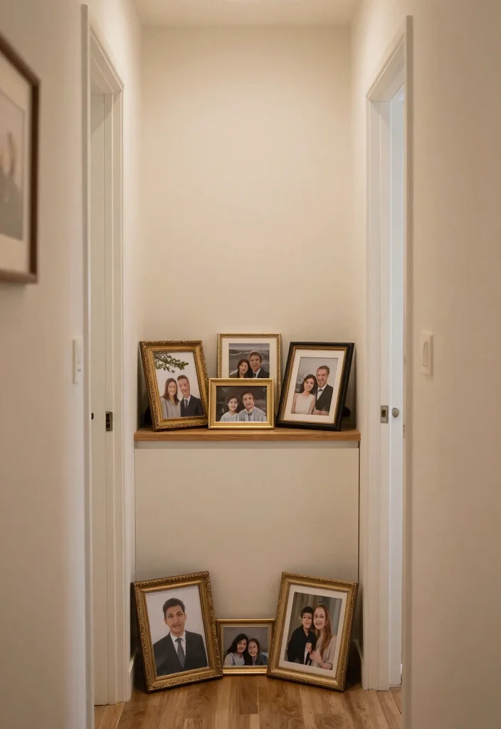 14 Long Narrow Entryway Ideas That Feel Balanced 11. Incorporate Personal Mementos 0