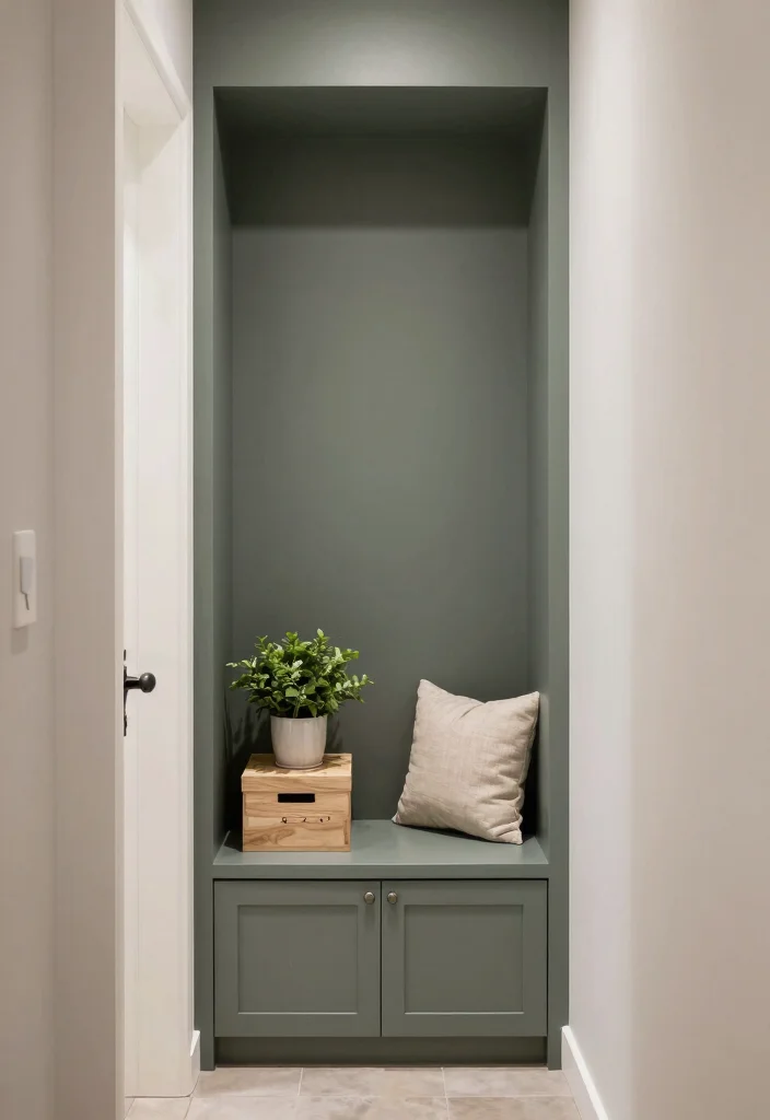 14 Long Narrow Entryway Ideas That Feel Balanced 12. Utilize Built in Features 0
