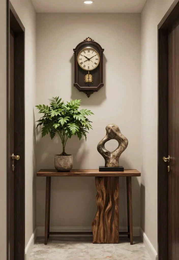 14 Long Narrow Entryway Ideas That Feel Balanced 13. Accentuate with Unique Accessories 0