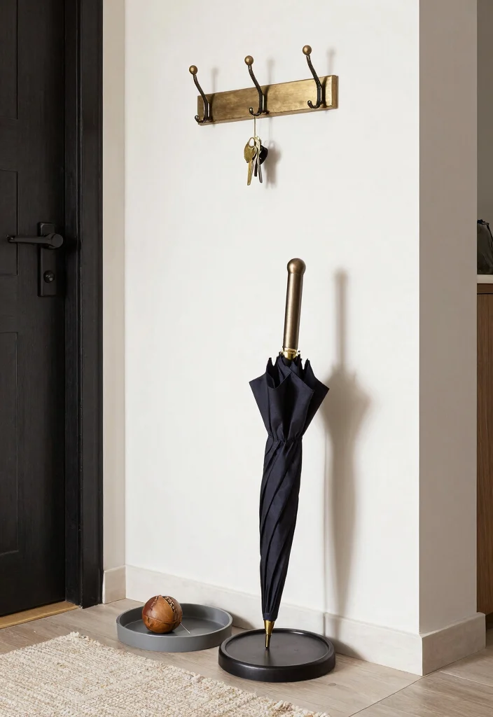 14 Long Narrow Entryway Ideas That Feel Balanced 9. Focus on Functional Decor 0