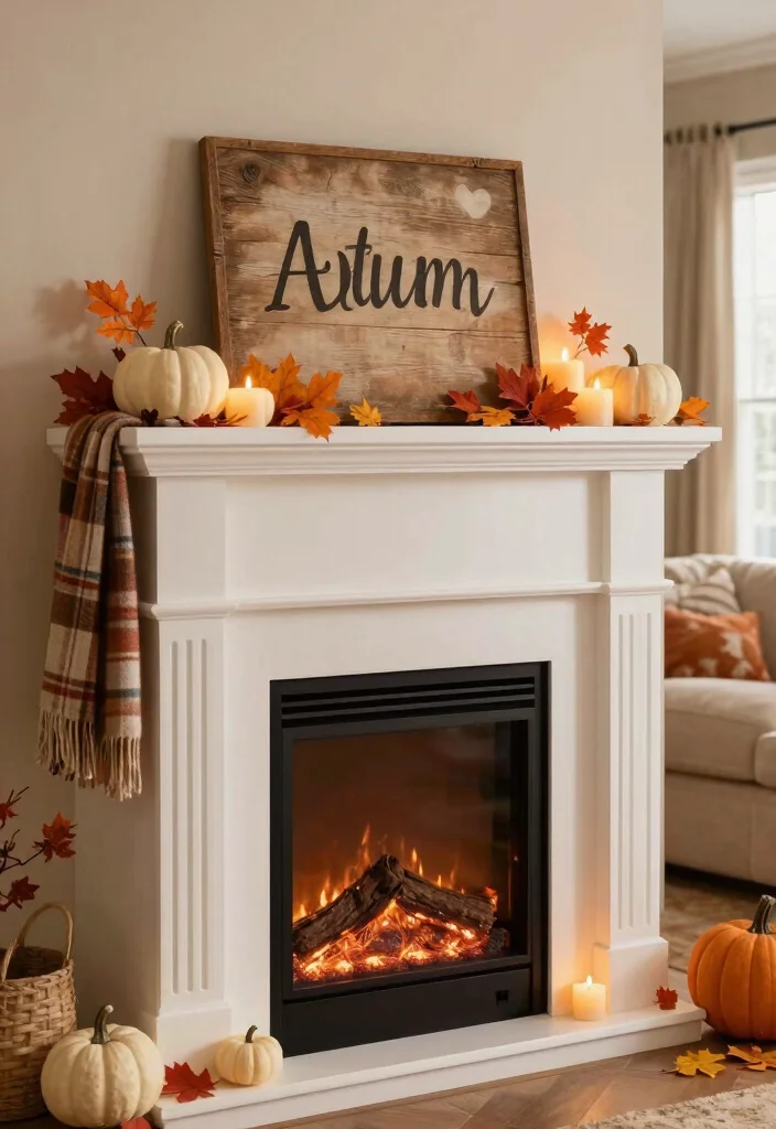 14 Mantle Decorating Ideas for Every Season 1. Cozy Autumn Vibes 0