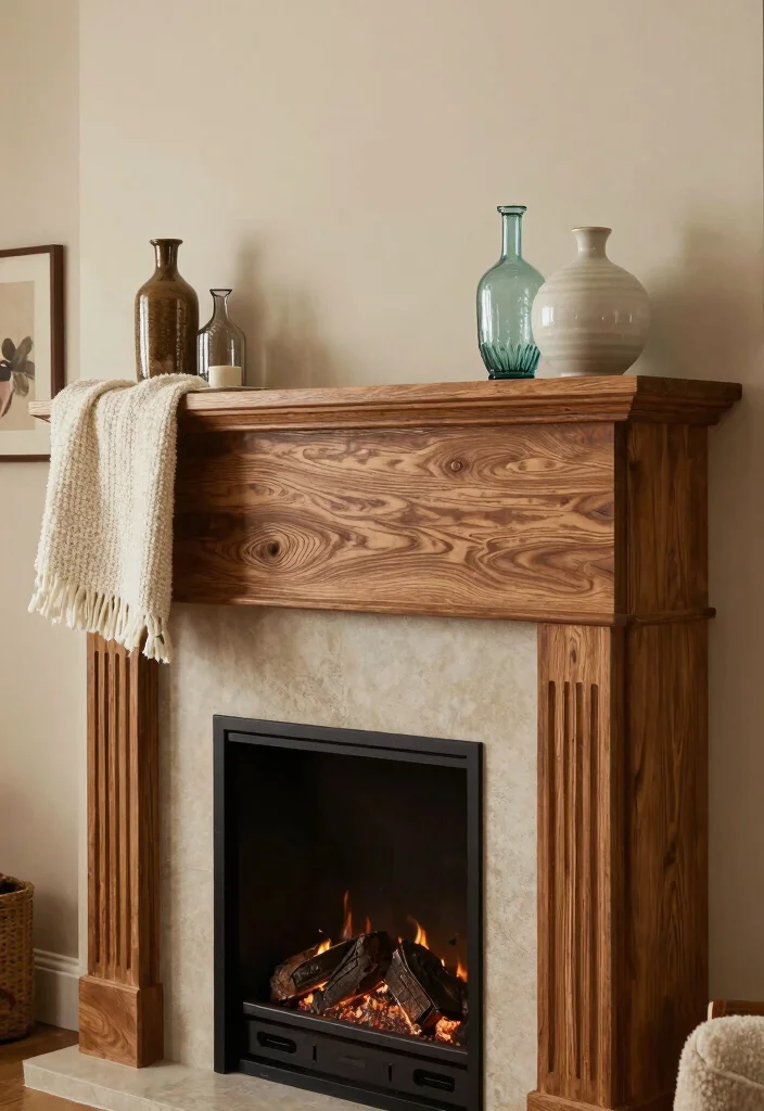 14 Mantle Decorating Ideas for Every Season 13. Layered Textures 0