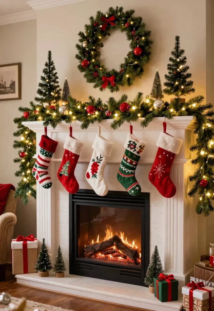14 Mantle Decorating Ideas for Every Season 5. Festive Holiday Cheer 0