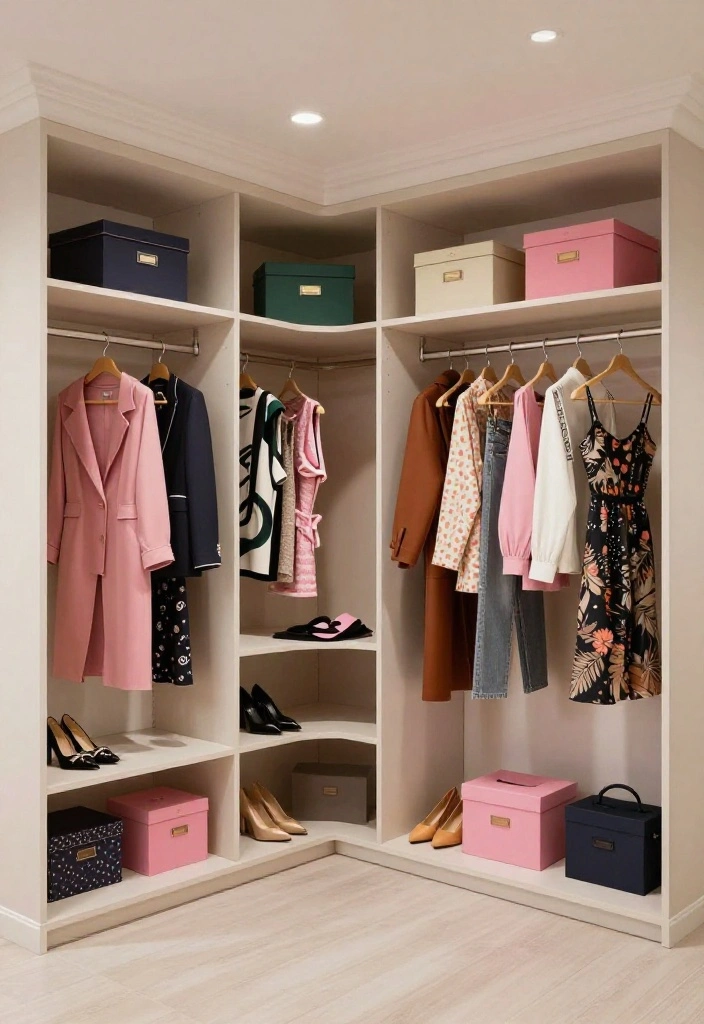 14 Mini Walk-In Closet Ideas for Small Spaces with Smart Layouts 40 14 Mini Walk In Closet Ideas for Small Spaces with Smart Layouts 10. Open Concept Shelving 0
