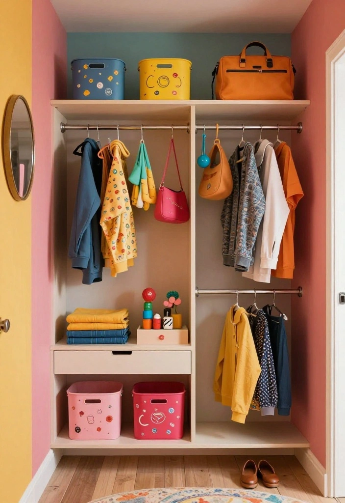 14 Mini Walk-In Closet Ideas for Small Spaces with Smart Layouts 54 14 Mini Walk In Closet Ideas for Small Spaces with Smart Layouts 14. Creative Use of Color 0