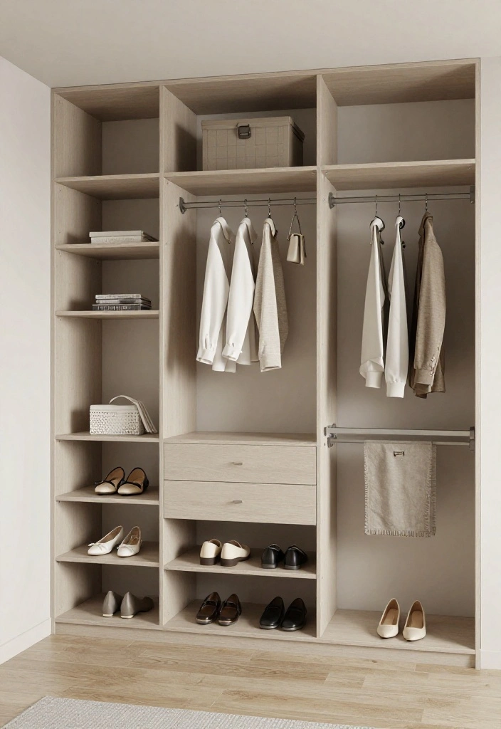 14 Mini Walk-In Closet Ideas for Small Spaces with Smart Layouts 5 14 Mini Walk In Closet Ideas for Small Spaces with Smart Layouts 5. Modular Closet Systems 0