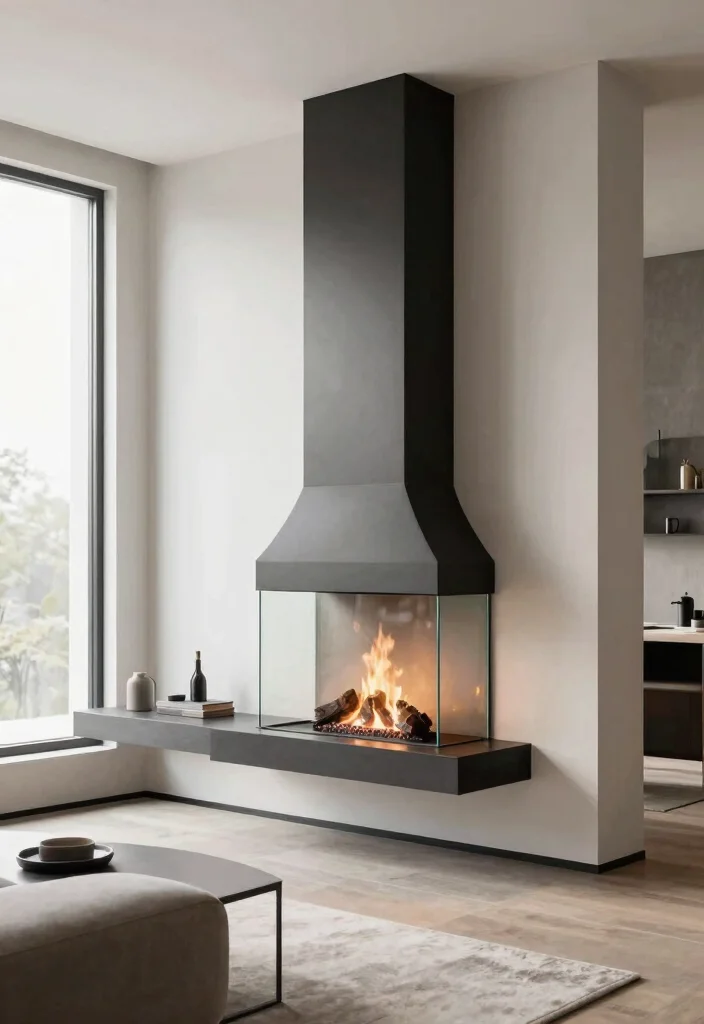 14 Modern Corner Fireplace Ideas for Clean Contemporary Homes 11. Wall Mounted Fireplaces 0
