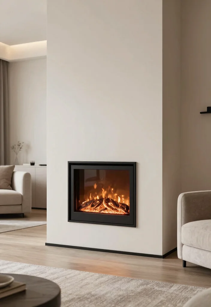 14 Modern Corner Fireplace Ideas for Clean Contemporary Homes 7. Corner Firebox Inserts 0