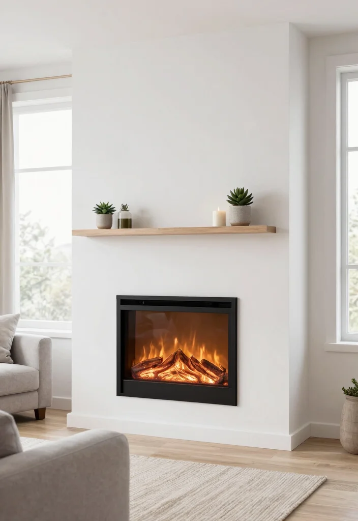 14 Modern Electric Fireplace Ideas for Sleek Interiors 1. Built in Wall Fireplaces 0