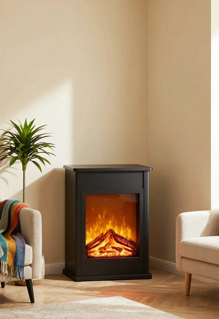 14 Modern Electric Fireplace Ideas for Sleek Interiors 4. Corner Electric Fireplaces 0