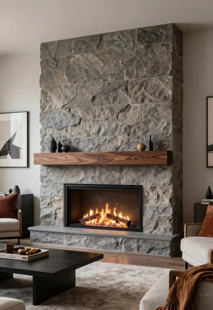 14 Modern Gas Fireplace Ideas with Minimal Design 12 14 Modern Gas Fireplace Ideas with Minimal Design 2. Linear Fireplaces 0