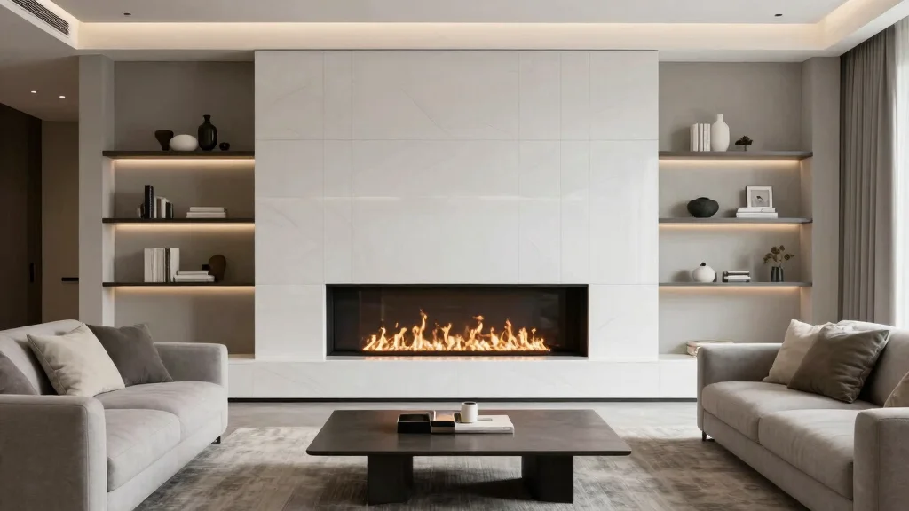 14 Modern Gas Fireplace Ideas with Minimal Design