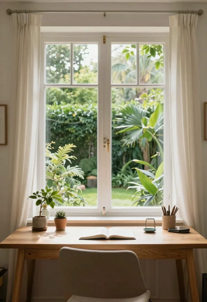 14 Modern Home Office Ideas with Clean Functional Layouts 11. Inspiring Views Incorporating the Outside 0