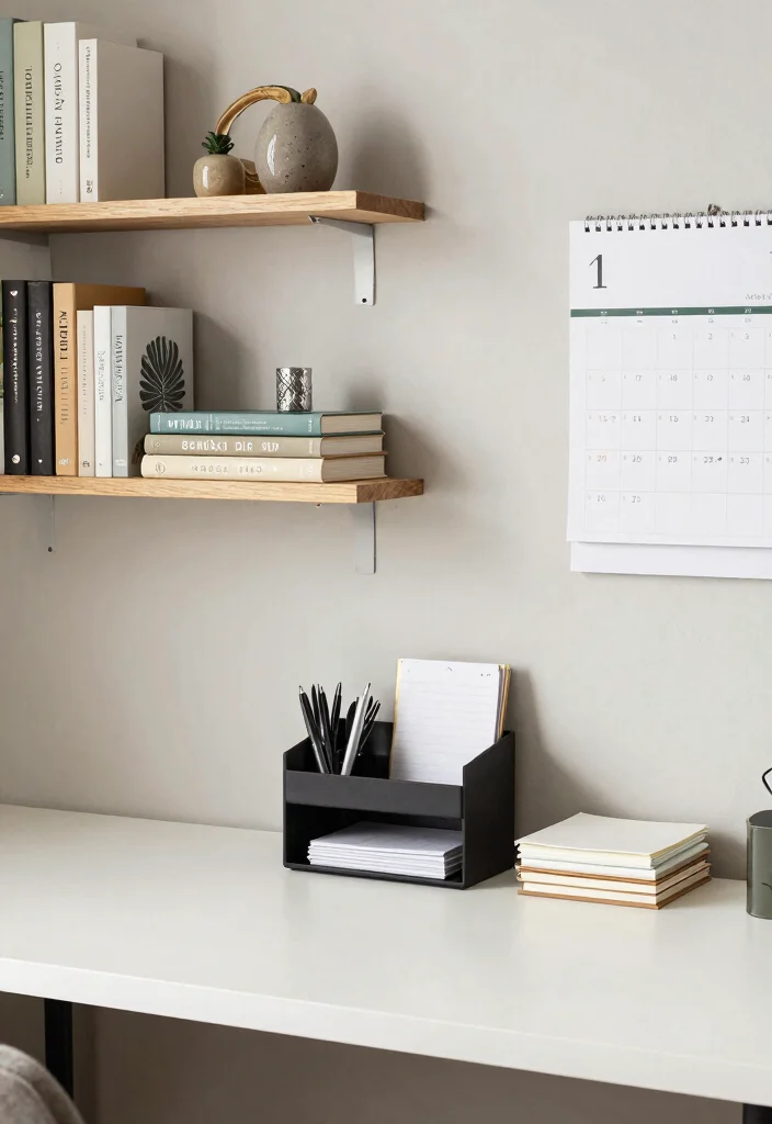 14 Modern Home Office Ideas with Clean Functional Layouts 8. Organized Spaces Streamlining Your Workflow 0