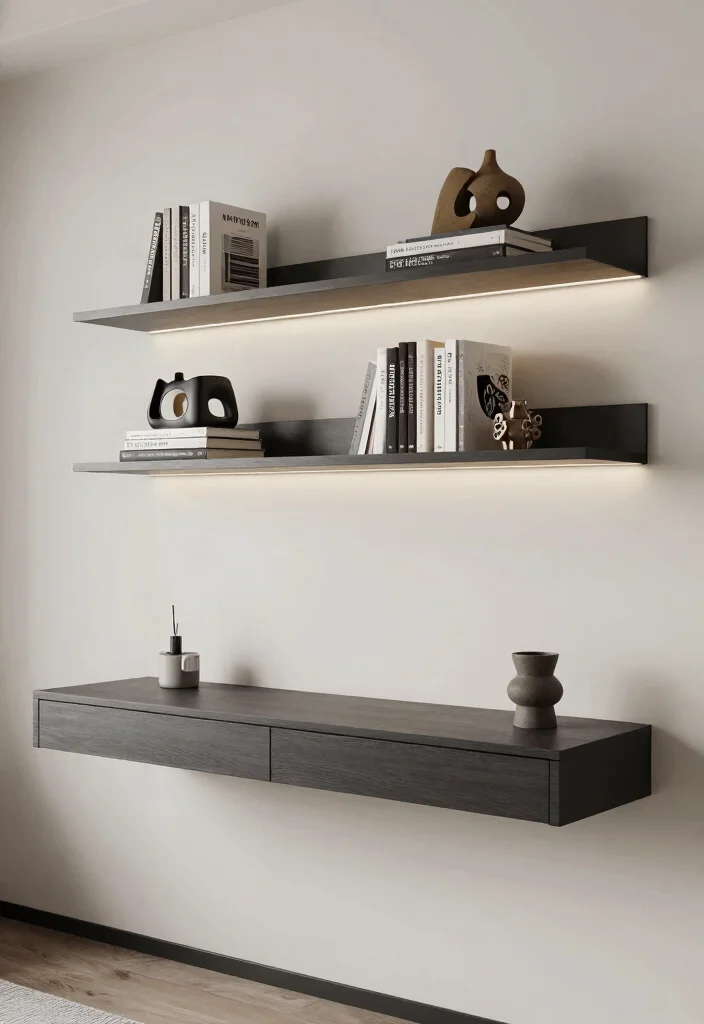 14 Office Guest Room Combo Ideas for Multi Use Spaces 10. Creative Wall Solutions 0