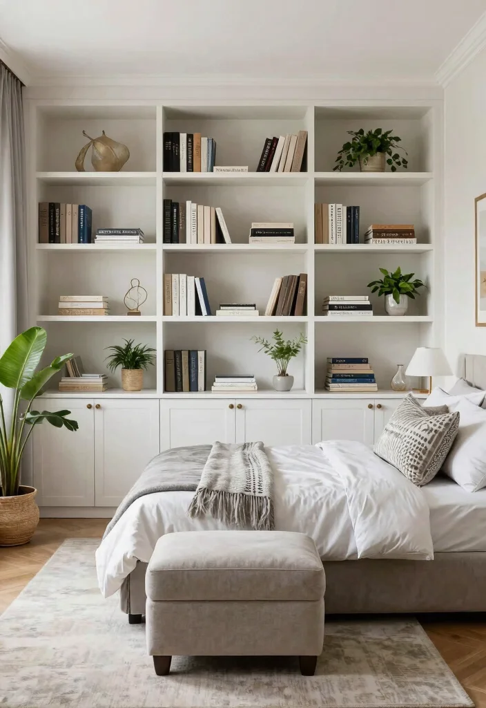 14 Office Guest Room Combo Ideas for Multi Use Spaces 3. Smart Storage Solutions 0