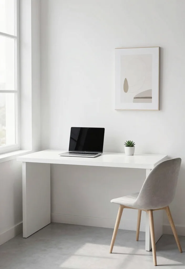 14 Office Set Up Ideas Layout for Better Workflow 23 14 Office Set Up Ideas Layout for Better Workflow 3. Minimalist Designs 0