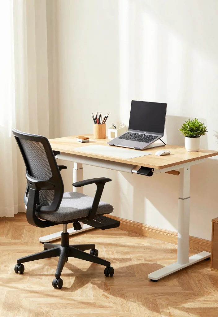 14 Office Set Up Ideas Layout for Better Workflow 25 14 Office Set Up Ideas Layout for Better Workflow 5. Ergonomic Furniture 0