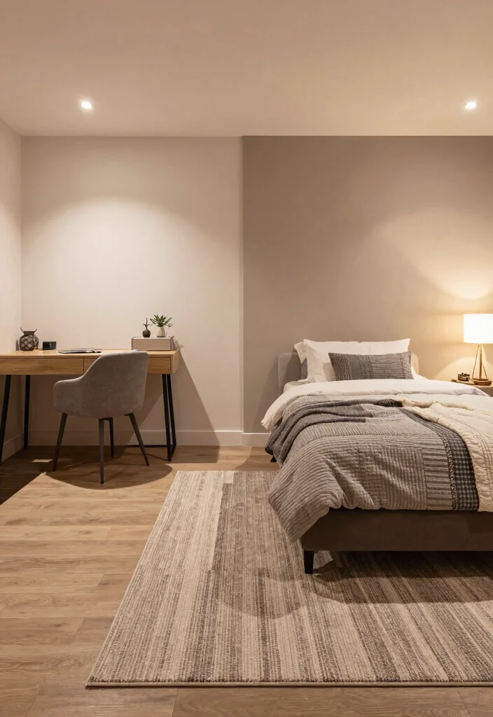 14 Office and Spare Bedroom Ideas for Dual Purpose Living 8. Create Distinct Zones 0