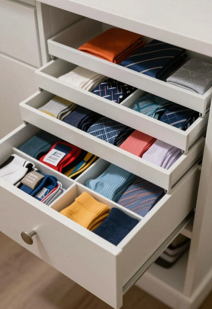 14 Small Space Closet Ideas That Stay Tidy Without Feeling Cramped 24 14 Small Space Closet Ideas That Stay Tidy Without Feeling Cramped 4. Use Drawer Organizers 0