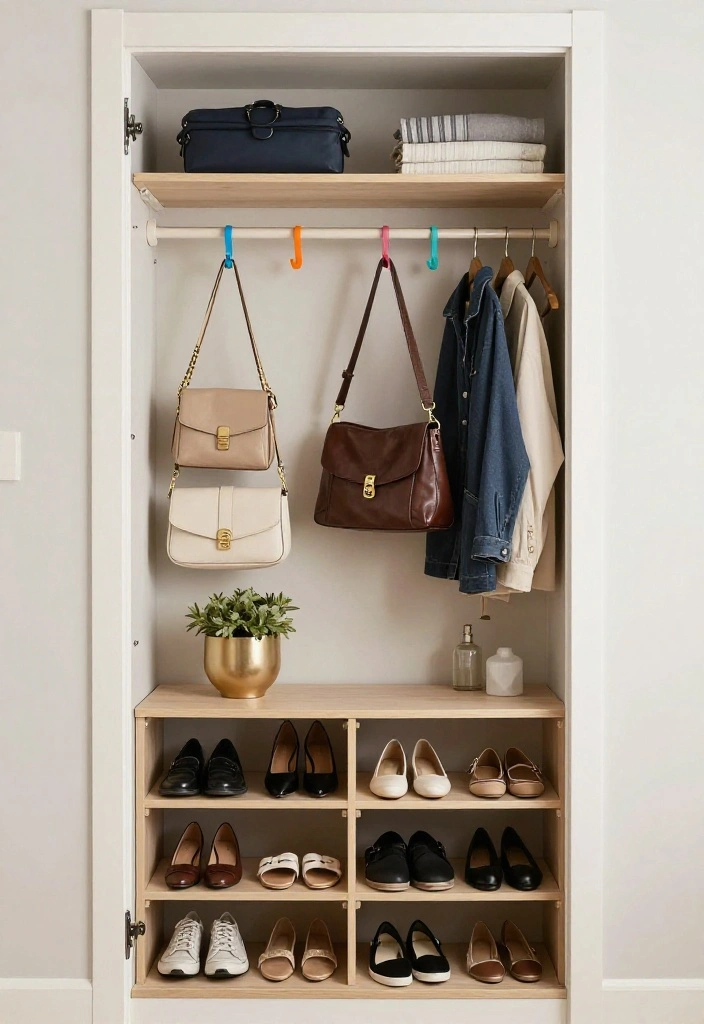 14 Small Walk In Closet Layout Ideas for Narrow Spaces 5. Utilize the Back of Doors 0