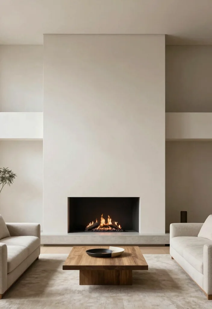 14 Two Story Fireplace Ideas That Create a Bold Focal Point 10. Minimalist Approach 0