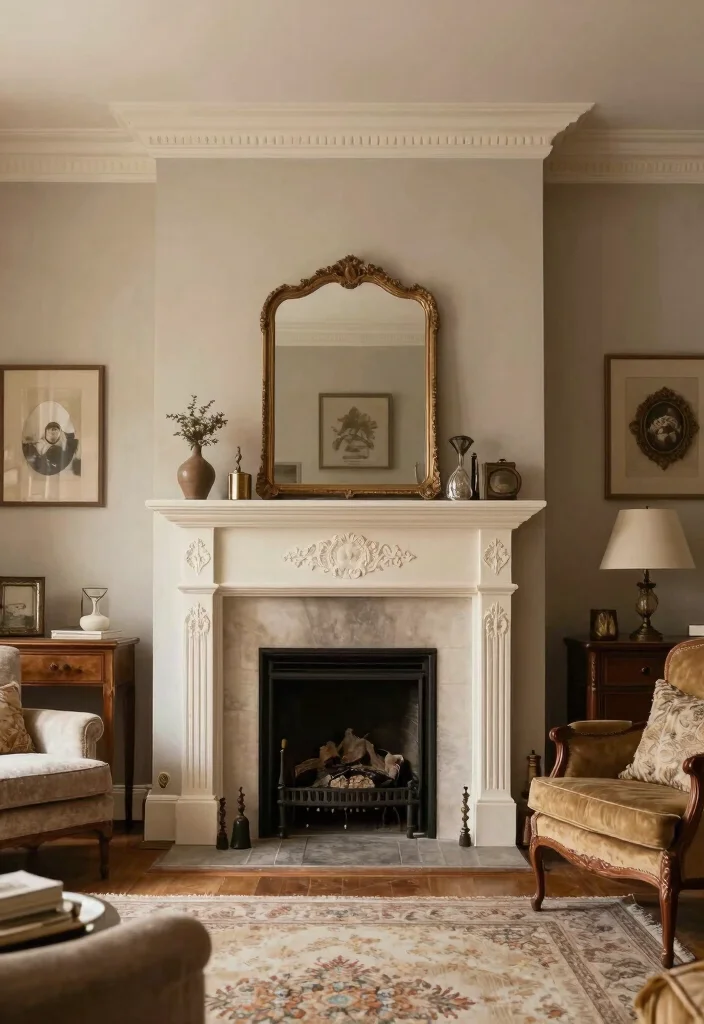 14 Two Story Fireplace Ideas That Create a Bold Focal Point 8. Vintage Inspired Designs 0