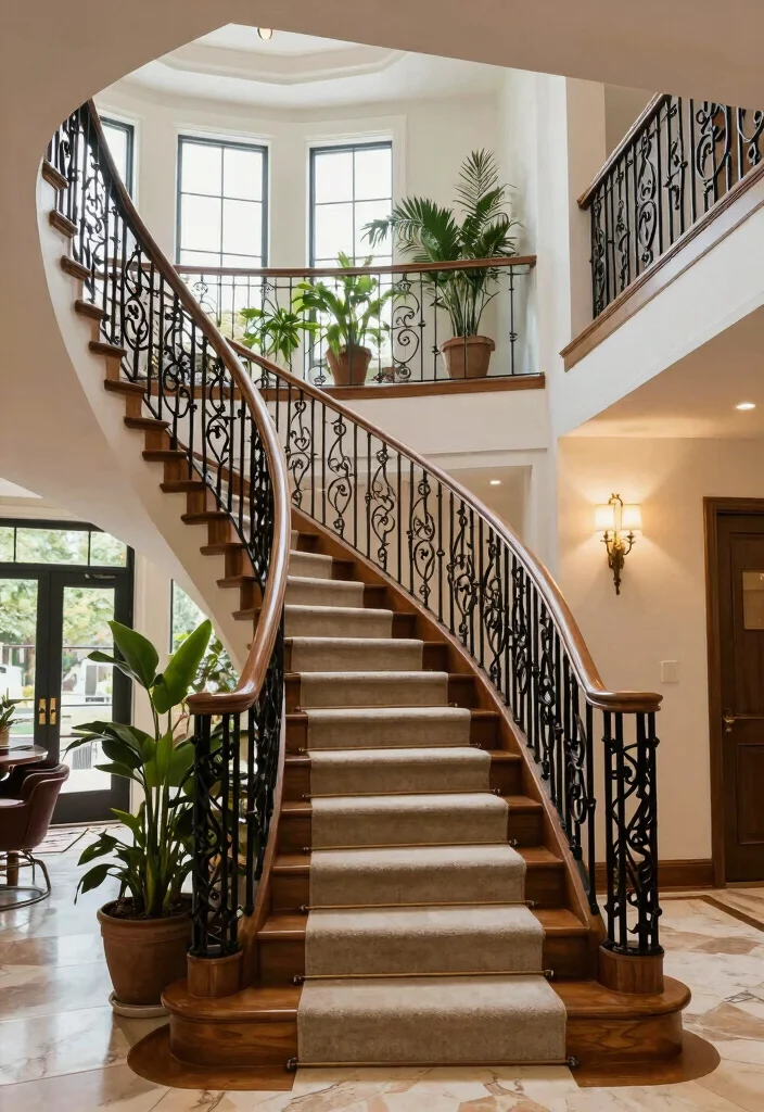14 Two Story Foyer Entryway Ideas with Dramatic Scale 2 14 Two Story Foyer Entryway Ideas with Dramatic Scale 2. Statement Staircases 0