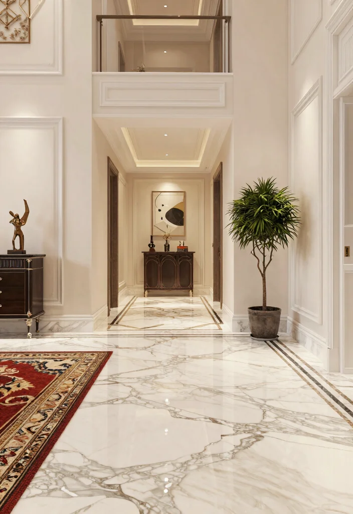 14 Two Story Foyer Entryway Ideas with Dramatic Scale 4 14 Two Story Foyer Entryway Ideas with Dramatic Scale 4. Unique Flooring Options 0