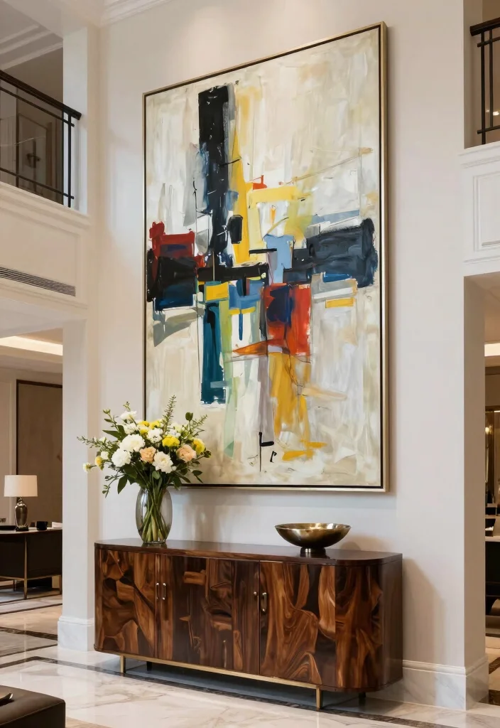 14 Two Story Foyer Entryway Ideas with Dramatic Scale 15 14 Two Story Foyer Entryway Ideas with Dramatic Scale 5. Dramatic Entryway Decor 0