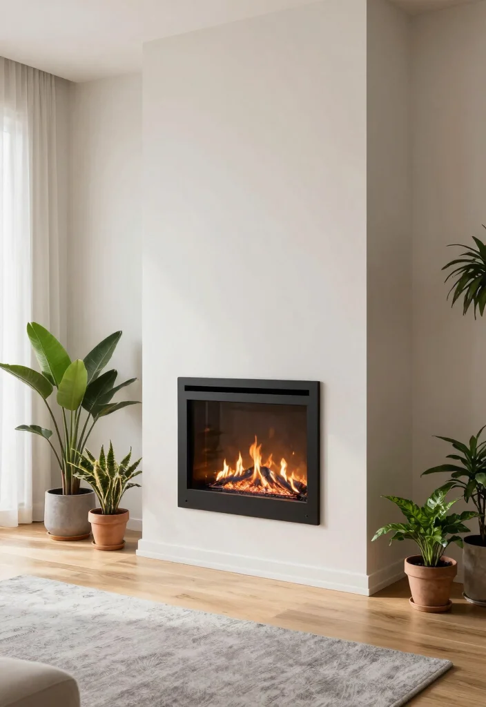14 Ventless Gas Fireplace Ideas for Easy Installation 1. Minimalist Wall Mounted Models 0