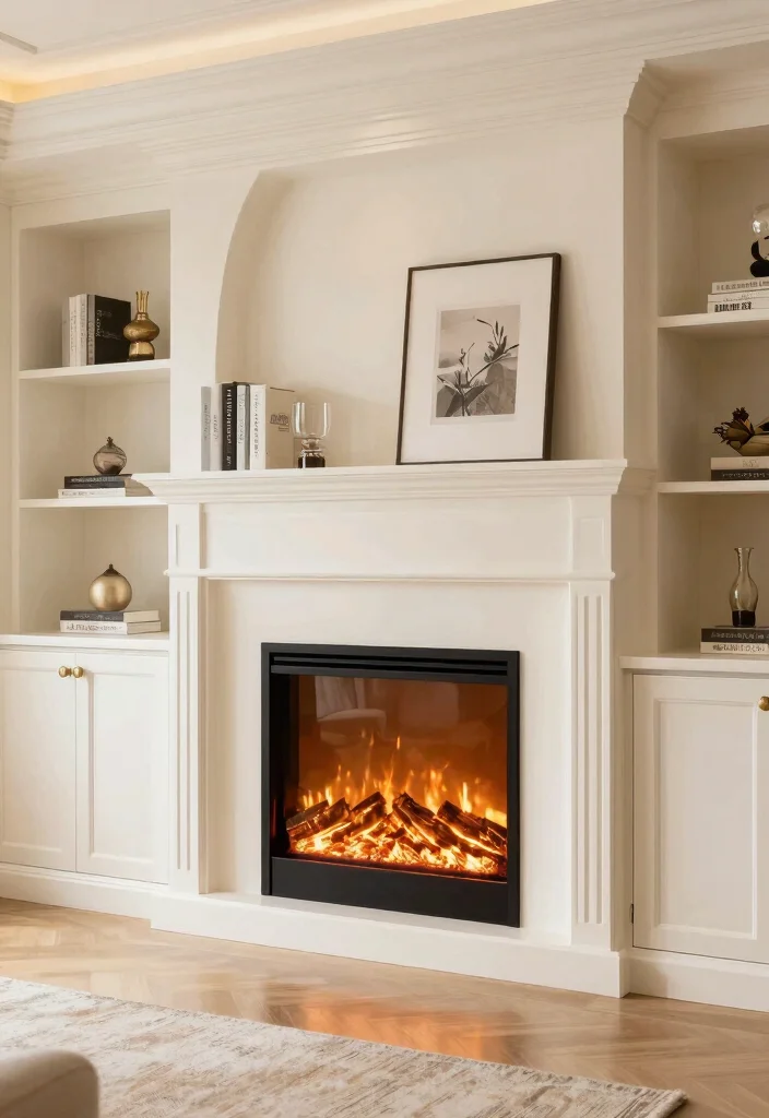 14 Ventless Gas Fireplace Ideas for Easy Installation 11. Integrated Ventless Fireplaces in Furniture 0