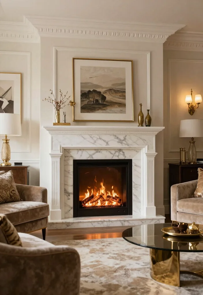 14 Ventless Gas Fireplace Ideas for Easy Installation 14. Luxurious Ventless Fireplace Designs 0