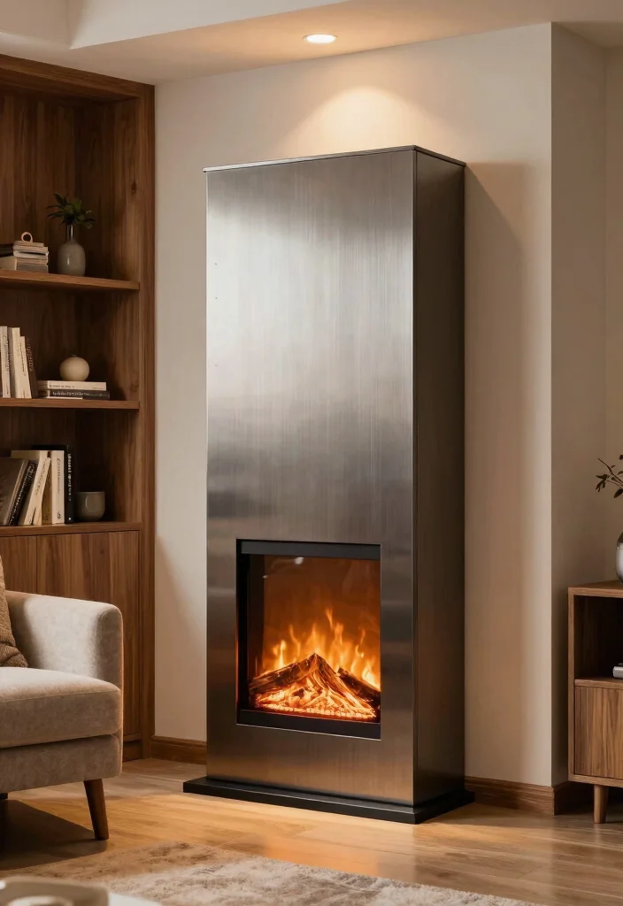 14 Ventless Gas Fireplace Ideas for Easy Installation 2. Freestanding Fireplace Screens 0