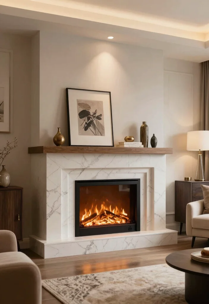 14 Ventless Gas Fireplace Ideas for Easy Installation 9. Custom Built Ventless Fireplaces 0