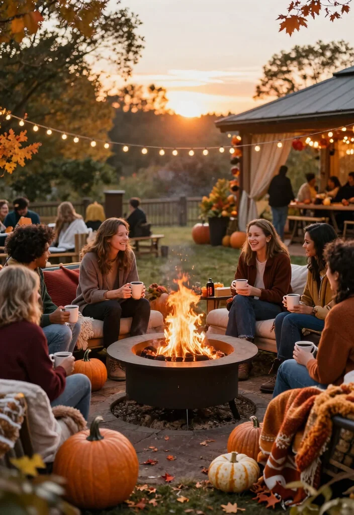 16 Backyard Fireplace Ideas for Outdoor Gathering Spaces 65 16 Backyard Fireplace Ideas for Outdoor Gathering Spaces 15. Seasonal Fire Pit Setup 0