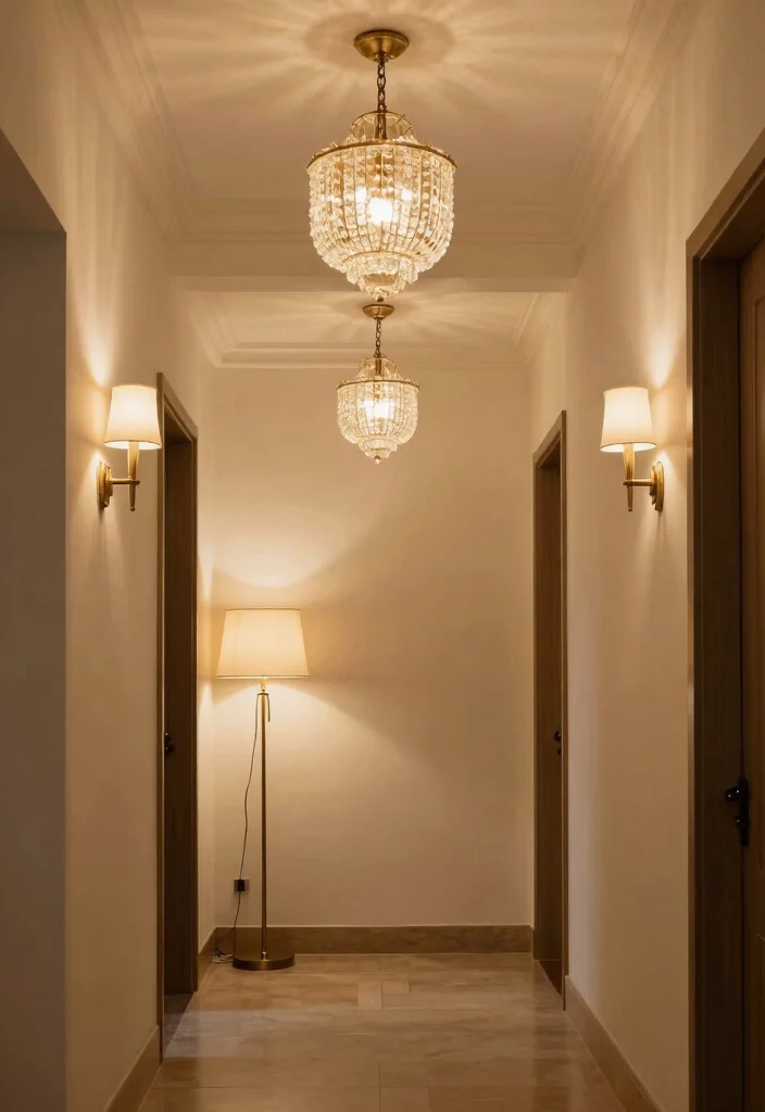 16 Elegant Entryway Ideas Luxury Homes Will Love 15. Layered Lighting Effects 0