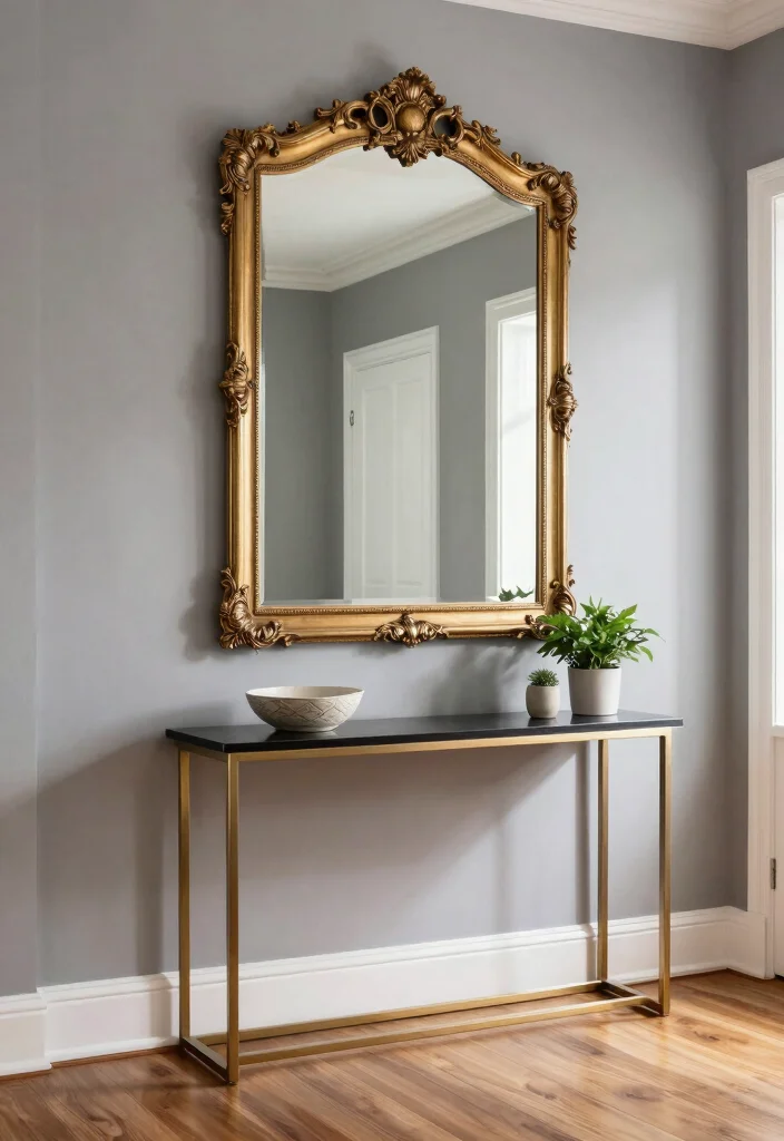 16 Elegant Entryway Ideas Luxury Homes Will Love 8. Decorative Mirrors 0