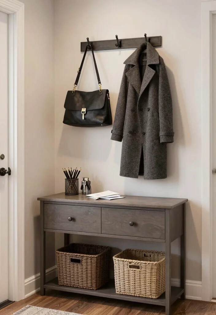 16 Foyer Ideas Entryway Indian Modern with Warm Contemporary Style 10. Functional Storage Solutions 0