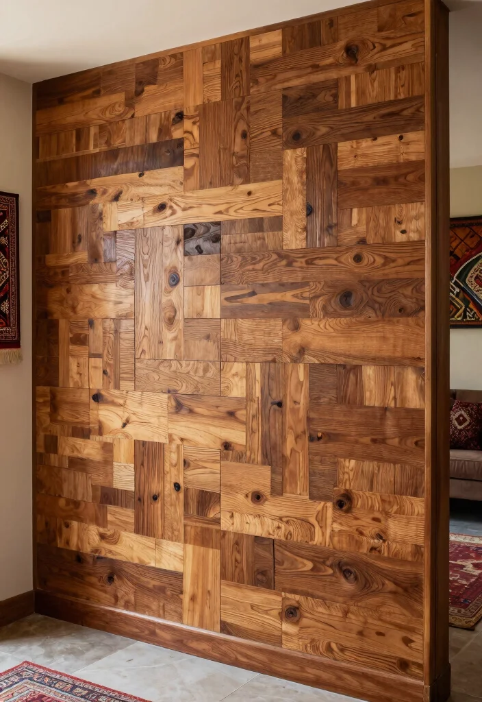 16 Foyer Ideas Entryway Indian Modern with Warm Contemporary Style 11. Textured Walls 0