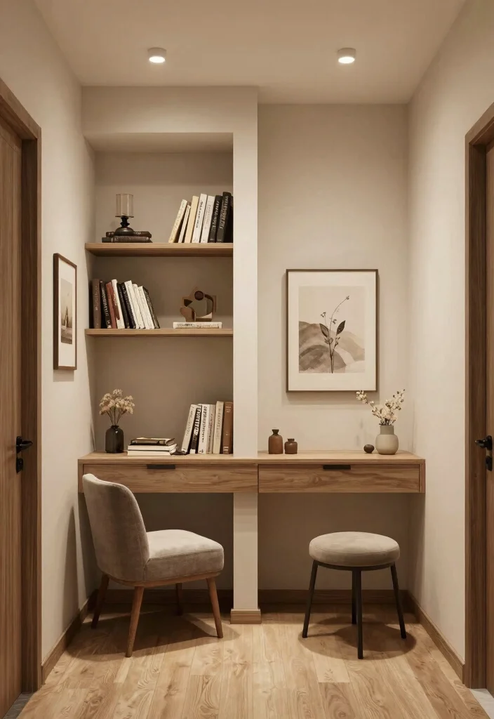 16 Foyer Ideas Entryway Indian Modern with Warm Contemporary Style 16. Multi Purpose Space 0