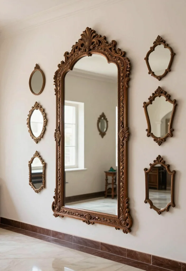 16 Foyer Ideas Entryway Indian Modern with Warm Contemporary Style 8. Incorporating Mirrors 0